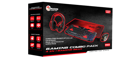 ערכת קומבו גיימינג GAMING KIT COMBO 4 IN 1 | סטים גיימינג | ציוד גיימינג