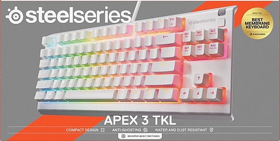 ����� ������� ������ ����� SteelSeries Apex 3 TKL - ���