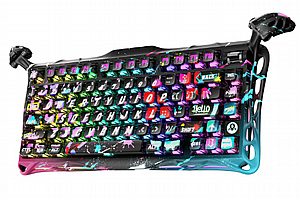 מקלדת גיימינג GravaStar Mercury V75 Pro Special Edition - Neon Graffiti מקלדת גיימינג GravaStar Mercury V75 Pro Special Edition - Neon Graffiti