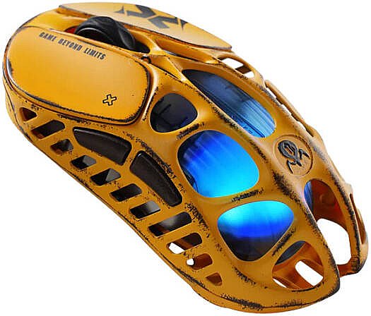 GravaStar Mercury X Wireless Gaming Mouse Special Edition Battle Worn Yellow