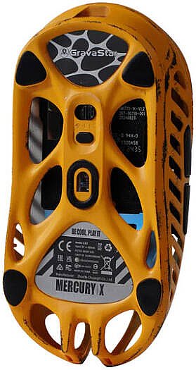 GravaStar Mercury X Wireless Gaming Mouse Special Edition Battle Worn Yellow