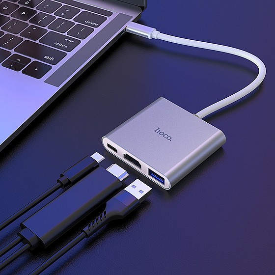 ���� Type-C TO USB3.0+HDMI+PD