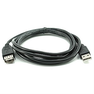 כבל USB2.0 זכר ל USB2.0 נקבה אורך כבל 3 מטר כבל USB2.0 זכר ל USB2.0 נקבה אורך כבל 3 מטר