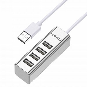 מפצל USB עם ארבע יציאות 4xUSB KAKU מפצל USB עם ארבע יציאות 4xUSB KAKU