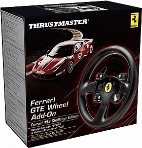 הגה להחלפה מעוצב Thrustmaster Ferrari GTE 458 - הגה בלבד הגה להחלפה מעוצב Thrustmaster Ferrari GTE 458 - הגה בלבד