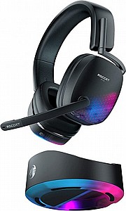 אוזניות גיימינג אלחוטיות Roccat Syn Max Air 3D Audio - צבע שחור אוזניות גיימינג אלחוטיות Roccat Syn Max Air 3D Audio - צבע שחור