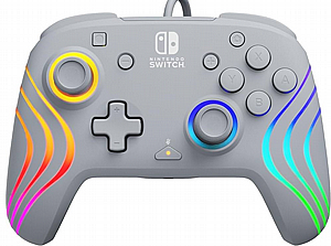 Afterglow Wave Enhanced Wired Nintendo Switch Pro Controller - Grey