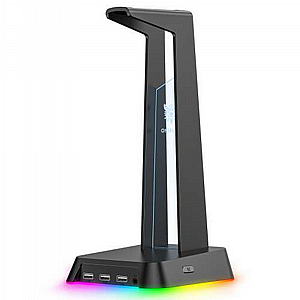 ONIKUMA ST2 RGB Gaming Headphone Stand - צבע שחור ONIKUMA ST2 RGB Gaming Headphone Stand - צבע שחור