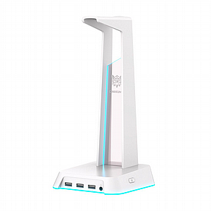 Onikuma ST-2 Rgb Headphone Stand - צבע לבן Onikuma ST-2 Rgb Headphone Stand - צבע לבן