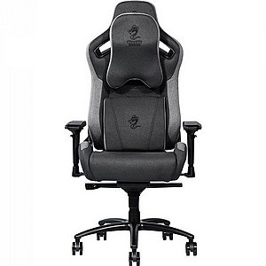 כיסא גיימינג בד Dragon GT DLX - צבע שחור ואפור כיסא גיימינג בד Dragon GT DLX - צבע שחור ואפור