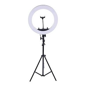 רינג לד תאורה 45 ס”מ - 55W עם חצובה מקצועית רינג לד תאורה 45 ס”מ - 55W עם חצובה מקצועית